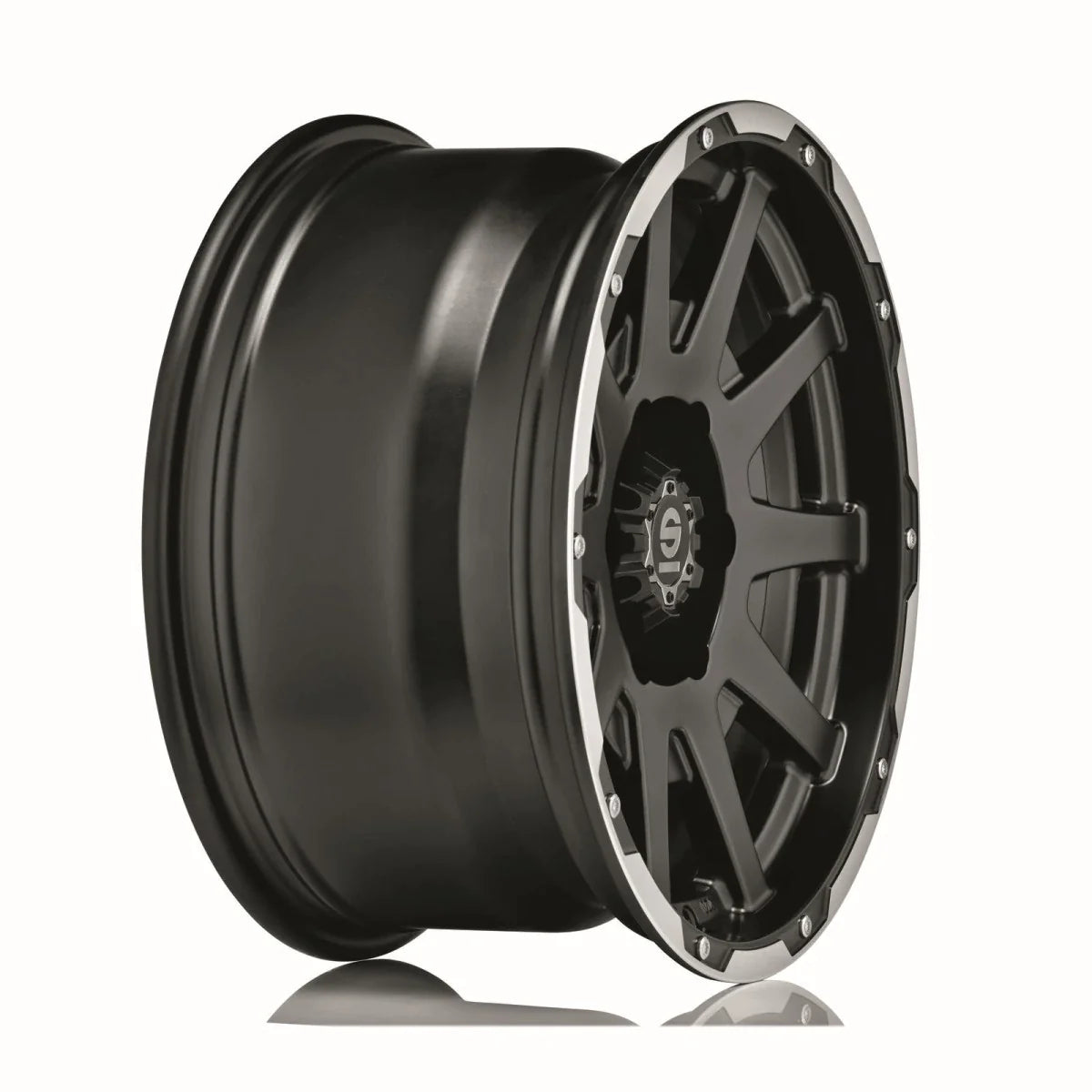 Alu kola SPARCO DAKAR 8.5x18 6x114.3 ET40 Matt Black Lip Polished+Rivets