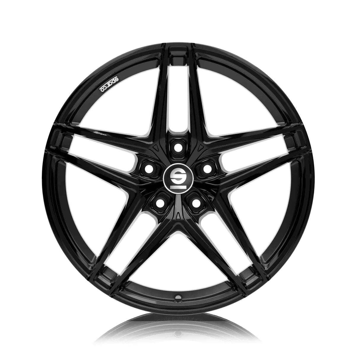 Alu kola SPARCO RECORD 7.5x17 5x100 ET48 Gloss Black