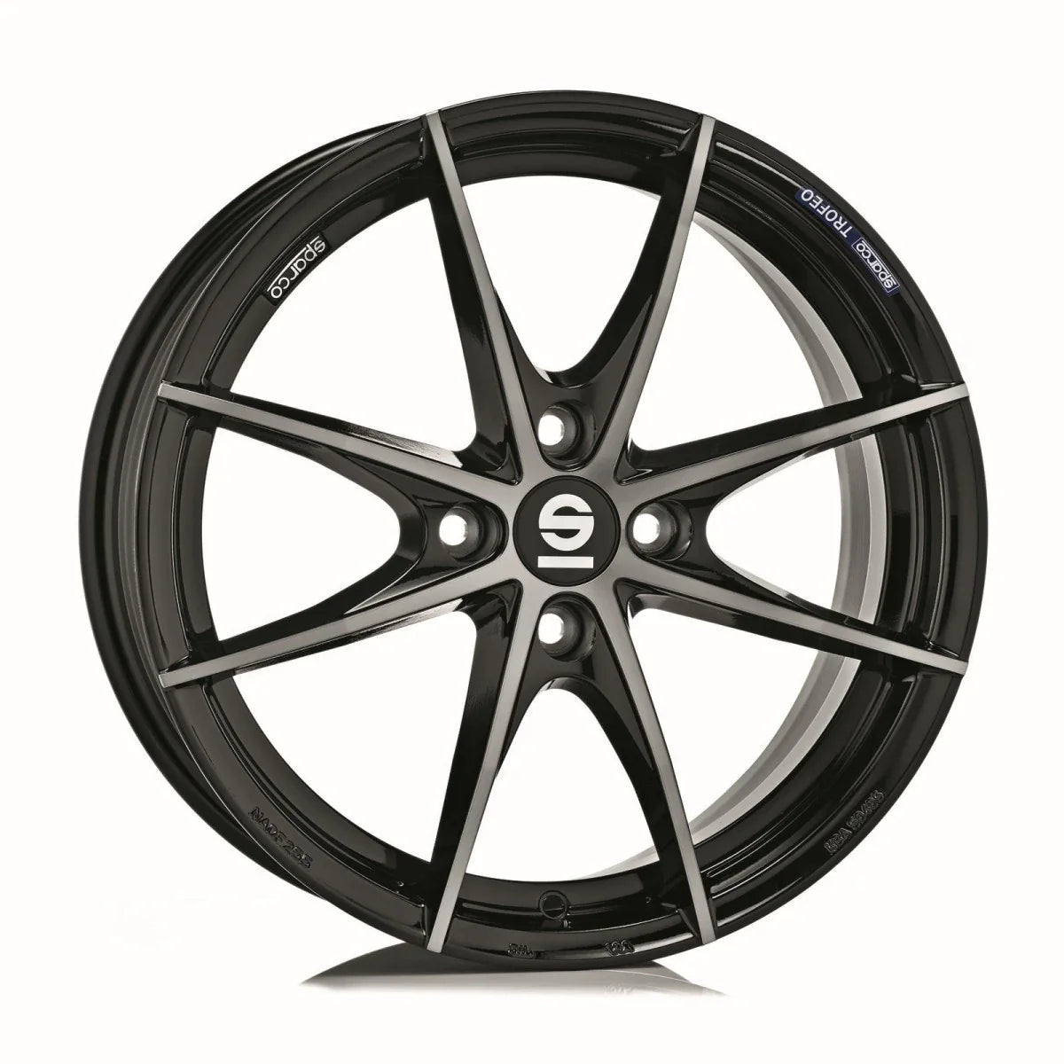 Alu kola SPARCO SPARCO TROFEO 4 6x15 ET35 4x100 63,4 Fume Black Full Polished