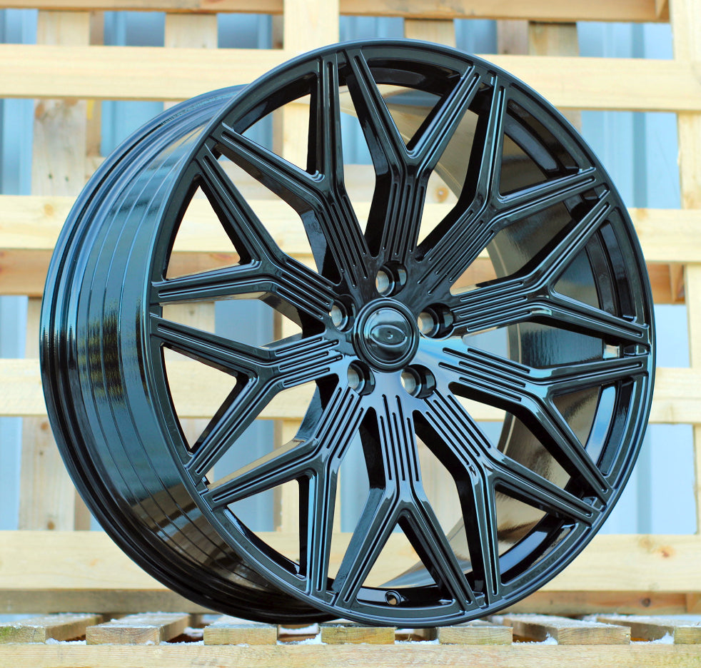 Alu kola pro Land Rover HF2175 10x23 5x120 ET38 72.6 Gloss Black | Wheelsup.cz