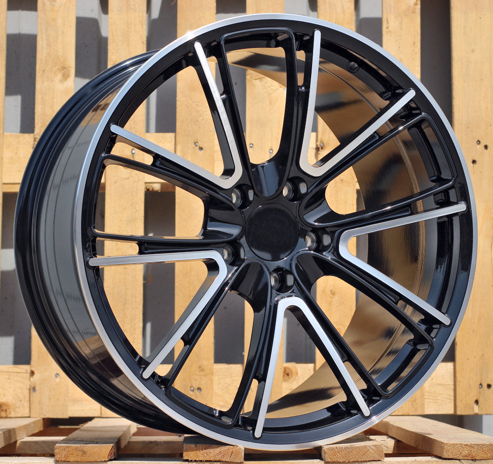 Alu kola pro Porsche CQRGW1058 11x21 5x130 ET65 71.6 Black Polished