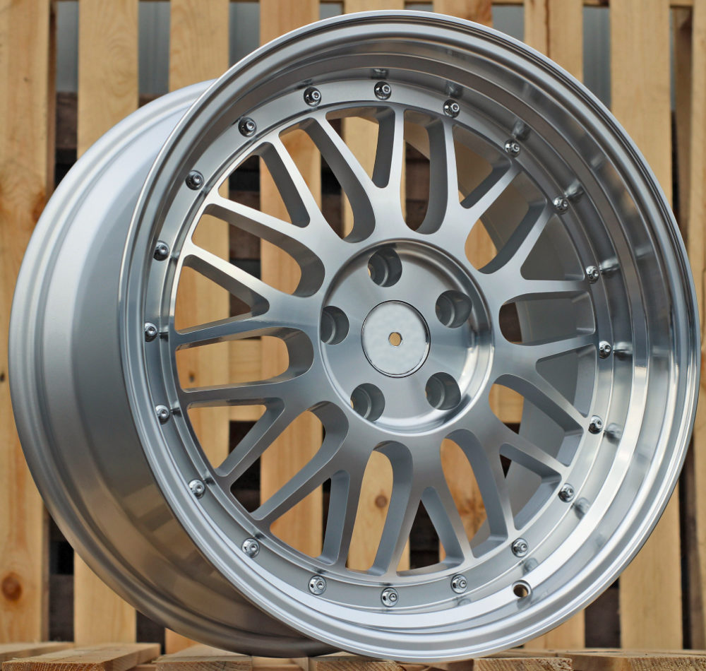 Alu kola Racing Line A1025 8.5x17 5x120 ET15 Polished Silver | Wheelsup.cz