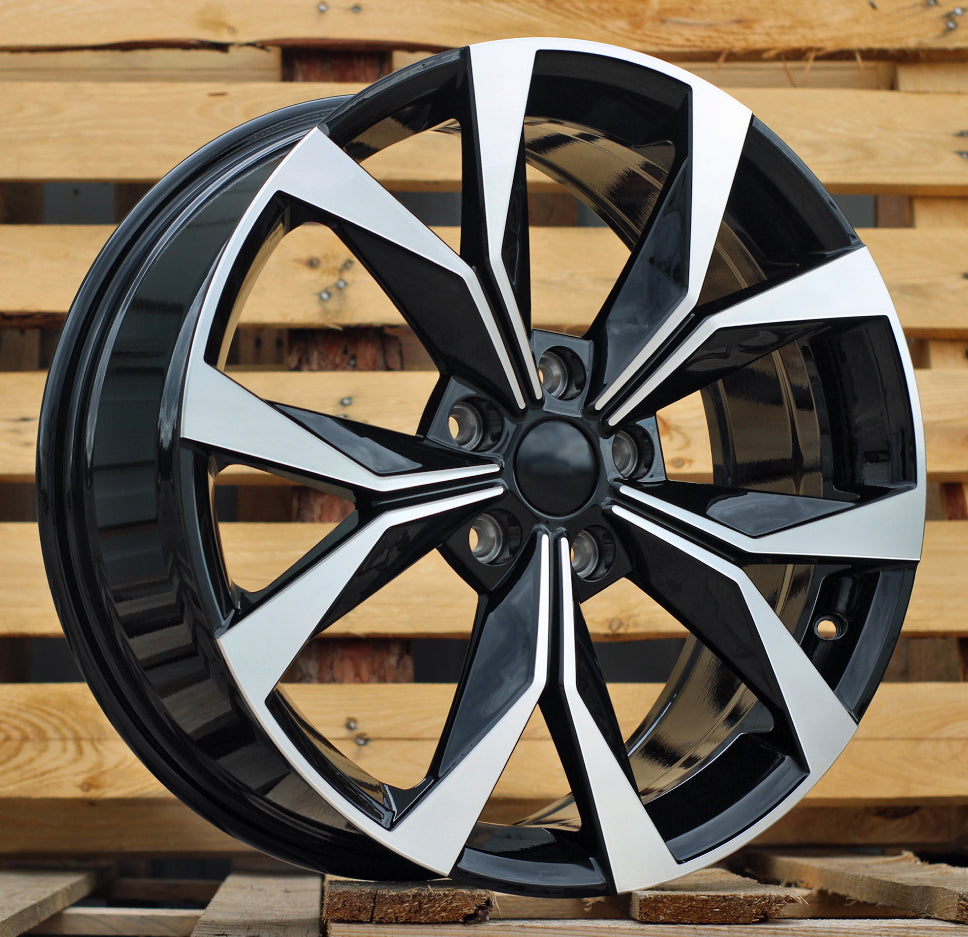 Alu kola pro Škoda I5627 8x19 5x112 ET45 Black Polished | Wheelsup.cz