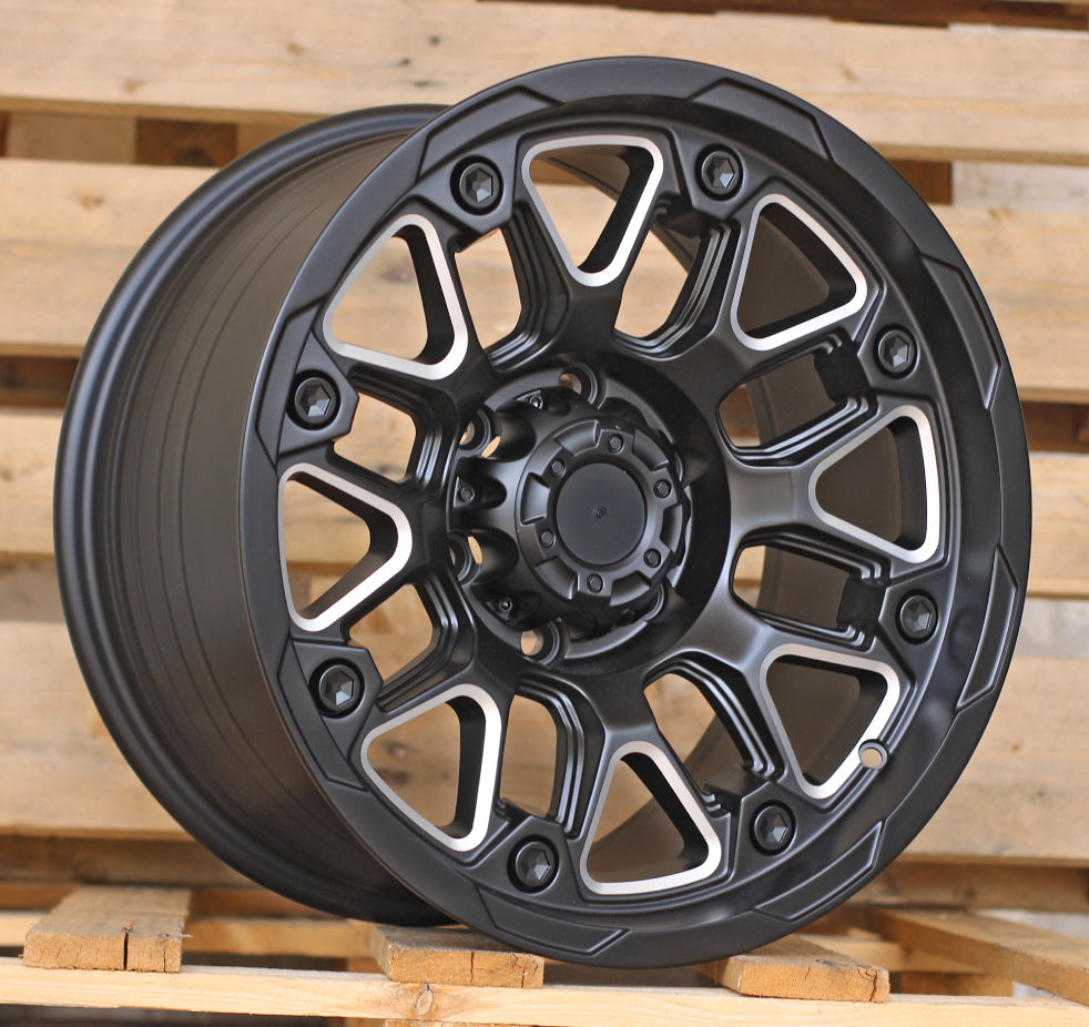 Alu kola pro Offroad FBX155 9x17 6x139.7 ET0 110.1 Black Polished | Wheelsup.cz