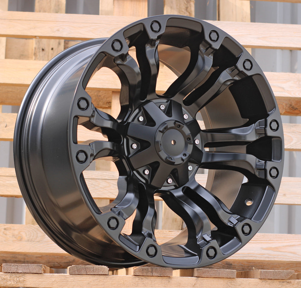 Alu kola pro Offroad JT133 9x18 6x139.7 ET 110.1 Black Matt