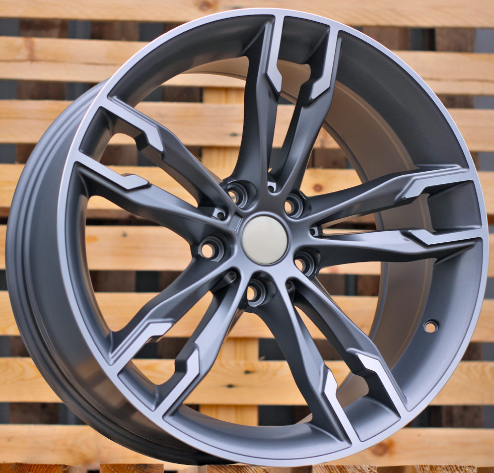 Alu kola pro BMW B1257 9.5x19 5x112 ET38 66.6 šedá
