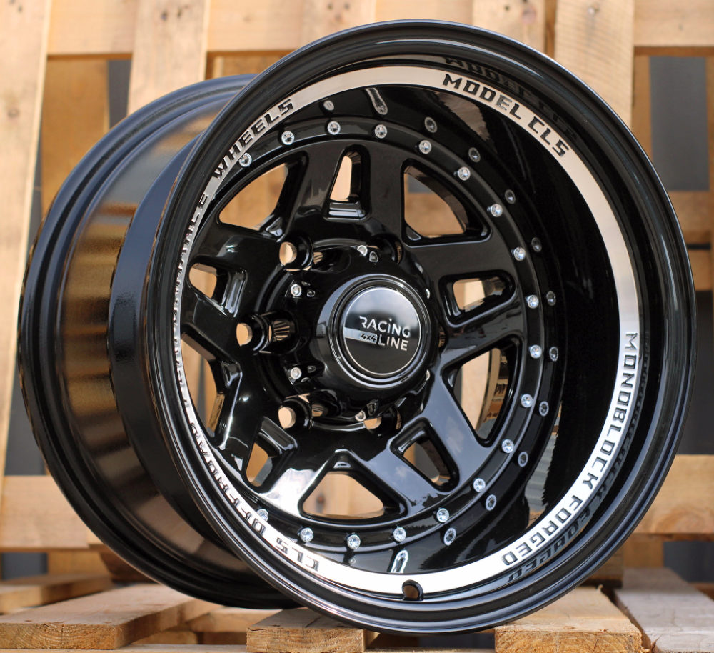 Alu kola pro Offroad BK936 10x15 5x139.7 ET-44 Black Polished