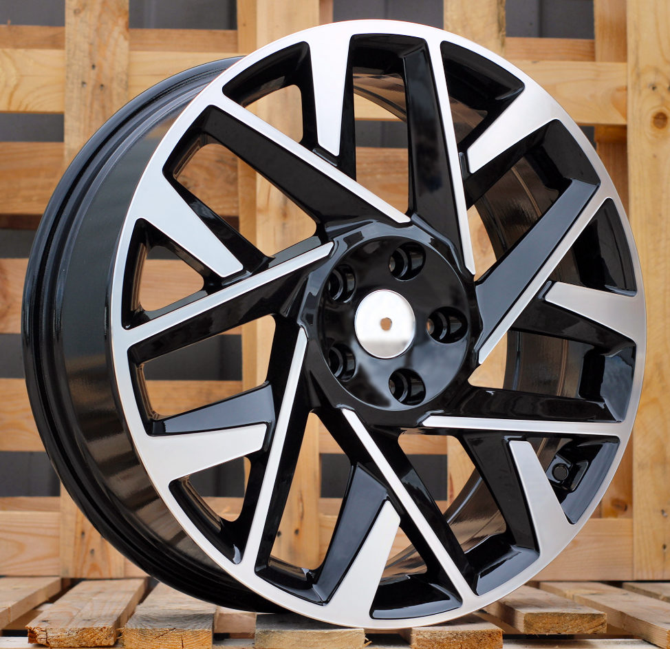 Alu kola pro Hyundai 3S1072 7.5x18 5x114.3 ET49.5 67.1 Black Polished | Wheelsup.cz