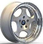 Alu kola pro BMW L2384 8.5x17 5x120 ET25 Silver & Polished Lip
