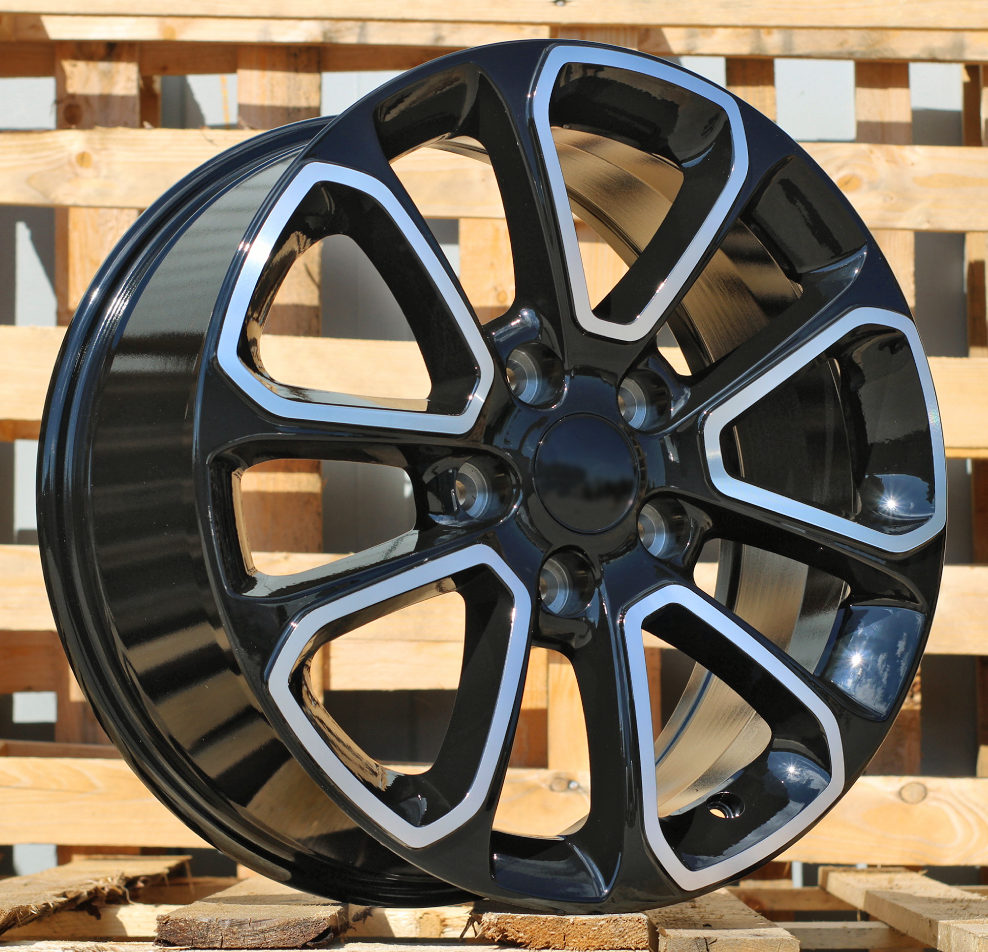 Alu kola pro Jeep I5319 8x18 5x127 ET50 Black Polished | Wheelsup.cz
