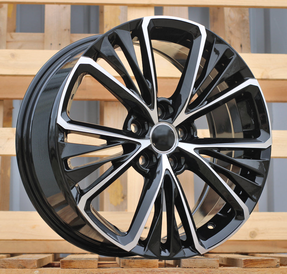 Alu kola pro Toyota A5908 8x18 5x114.3 ET40 60.1 Black Polished