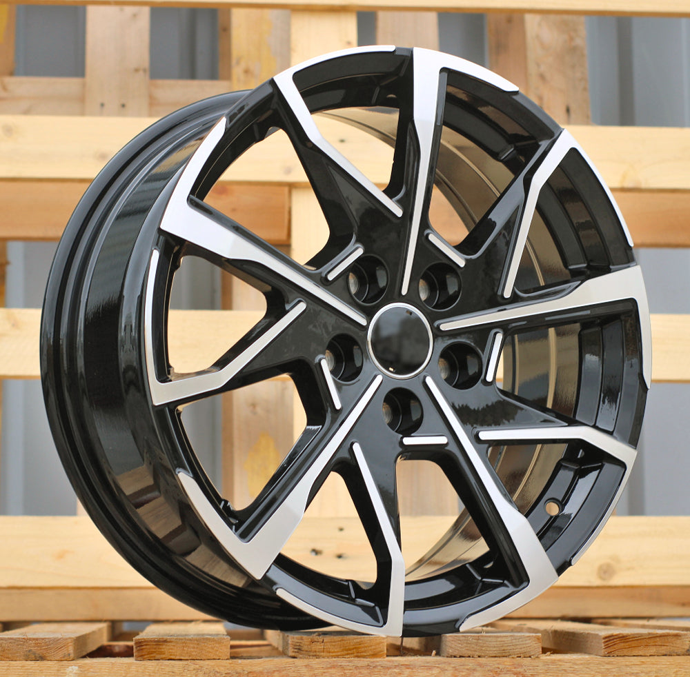 Alu kola pro Toyota YF1159 7x17 5x114.3 ET38 60.1 Black Polished