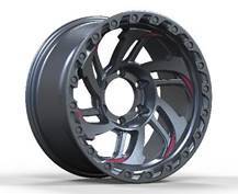 Alu kola pro Offroad A6278 8x15 6x139.7 ET 110.1 Black Half Matt
