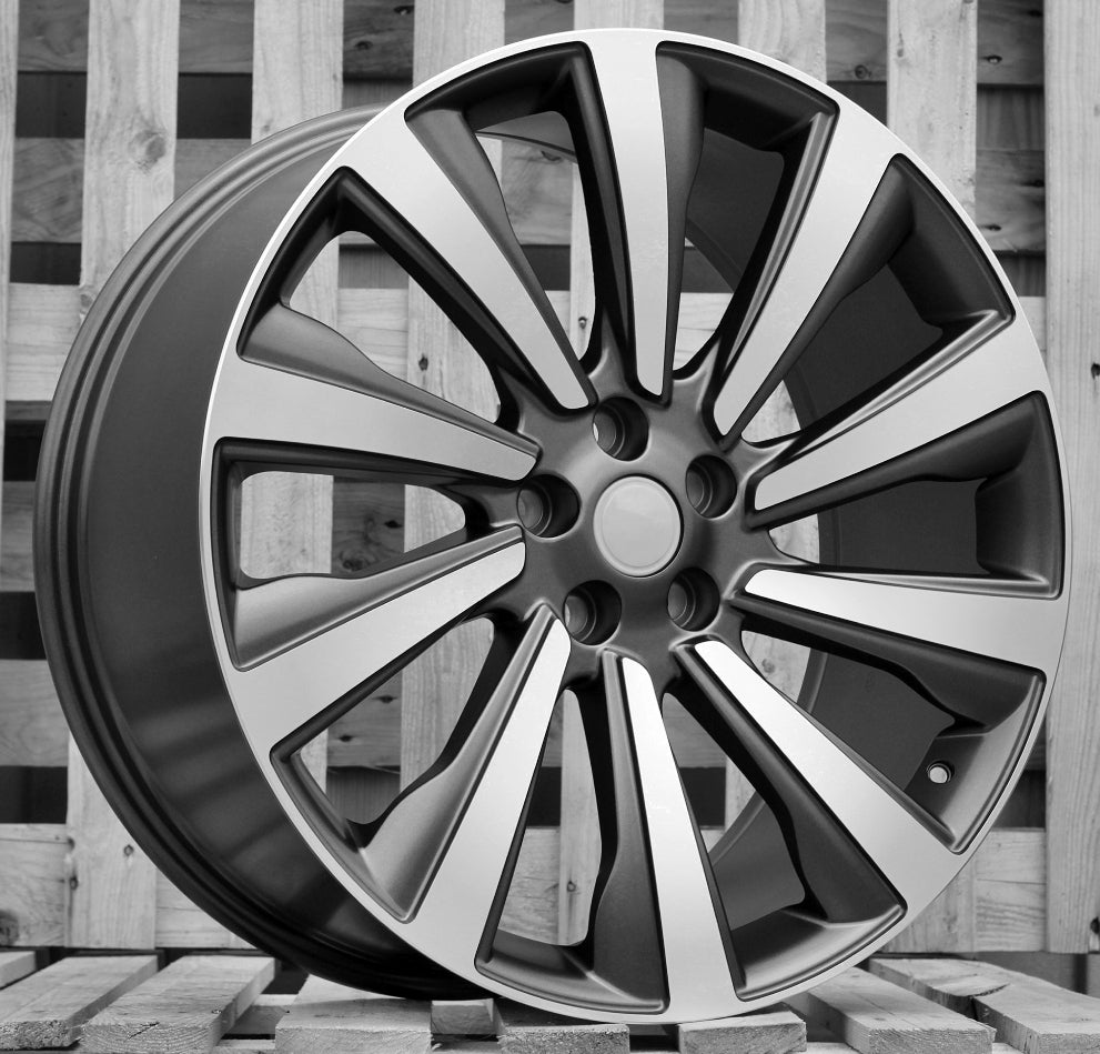 Alu kola pro Land Rover B1756 10x24 5x120 ET40 72.6 Black Polished