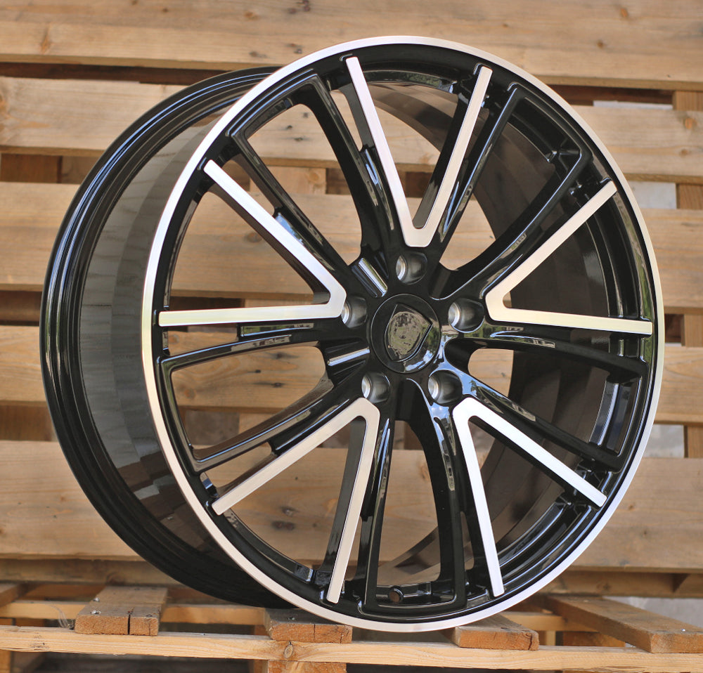 Alu kola pro Porsche CQRGW1058 11x21 5x130 ET65 71.6 Black Polished | Wheelsup.cz
