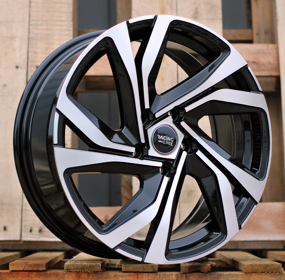Alu kola pro Renault B5762 7x17 5x114.3 ET43 Black Polished