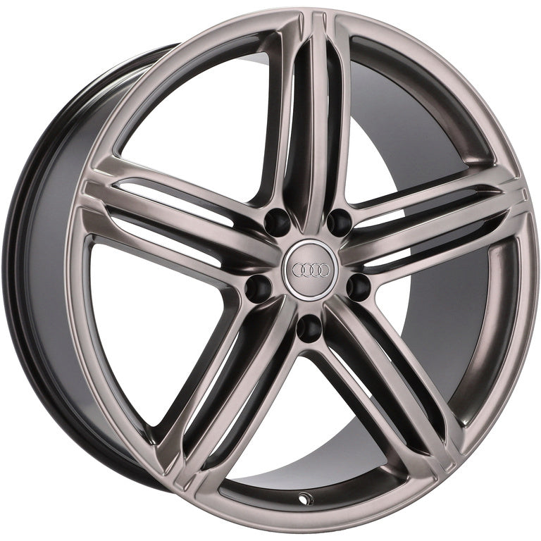 Alu kola pro Audi XF657 9.5x21 5x130 ET50 Hyper Black | Wheelsup.cz