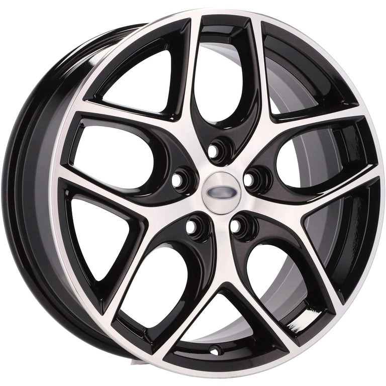 Alu kola pro Ford Y0058 7x17 5x108 ET50 63.4 Black Polished | Wheelsup.cz