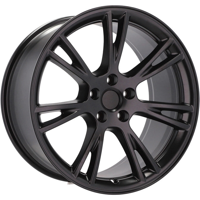 Alu kola pro Tesla D2049 9.5x19 5x114.3 ET45 64.1 Black Half Matt | Wheelsup.cz