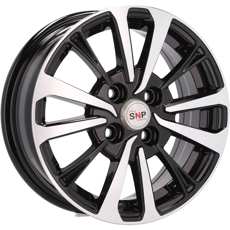 Alu kola pro Toyota B1846 5.5x14 4x100 ET40 54.1 Black Polished | Wheelsup.cz