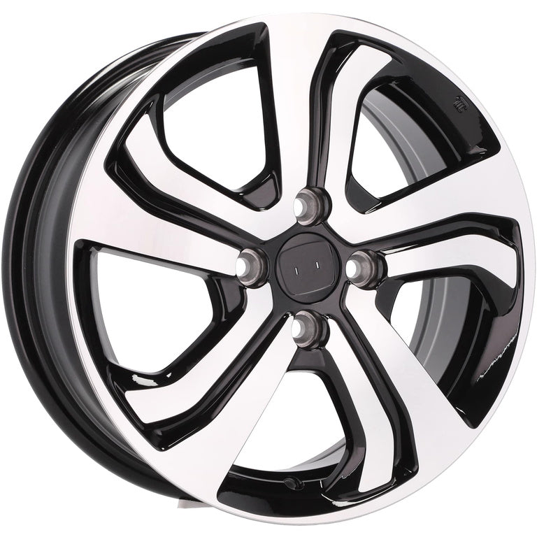 Alu kola pro Honda L1236 6x15 4x100 ET53 56.1 Black Polished | Wheelsup.cz
