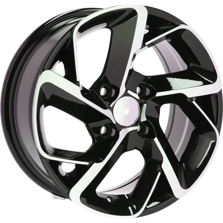 Alu kola pro Citroen B5714 6.5x15 4x108 ET25 65.1 Black Polished | Wheelsup.cz