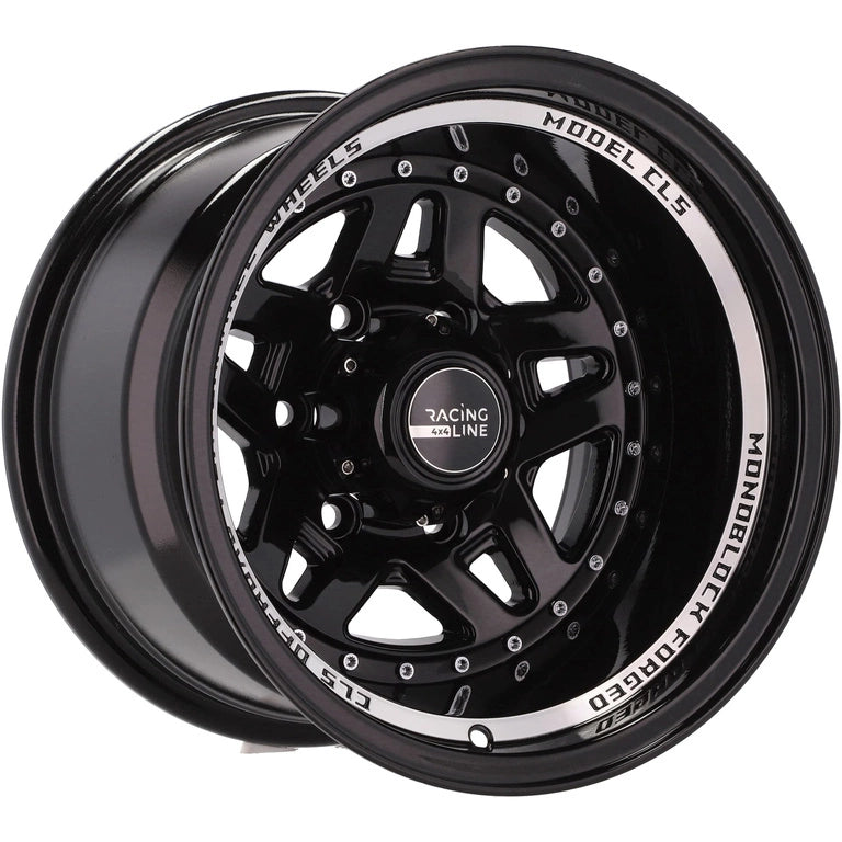 Alu kola pro Offroad BK936 10x15 5x139.7 ET-44 Black Polished