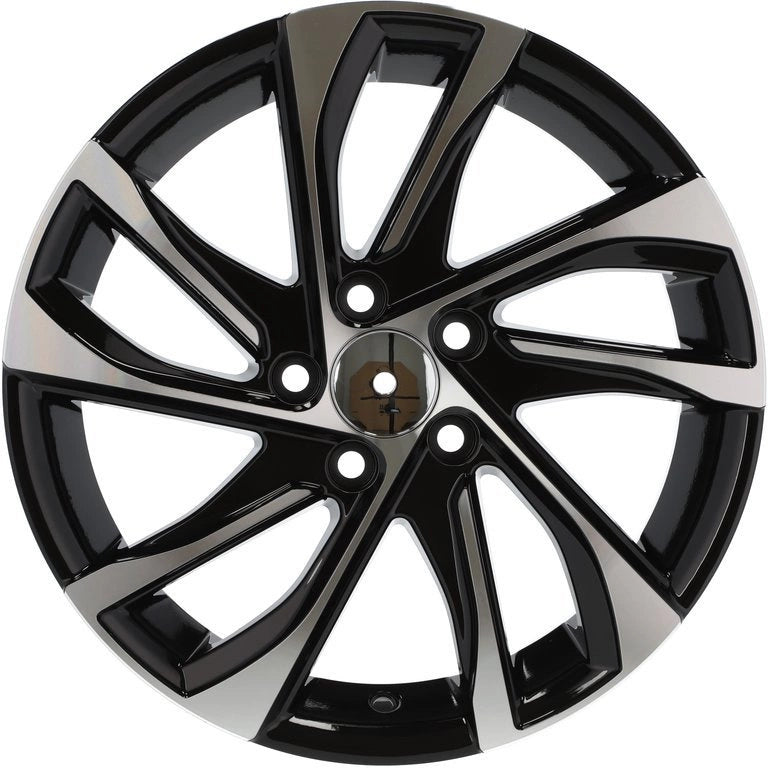 Alu kola pro Fiat B1514 6.5x15 5x98 ET39 58.1 Black Polished | Wheelsup.cz