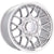 Alu kola HAXER HX025 7x15 4x100 ET25 73.1 Silver & Polished Lip