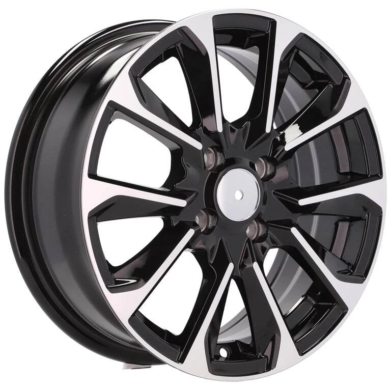 Alu kola Racing Line L1666 6x16 4x100 ET42 60.1 Black Polished | Wheelsup.cz