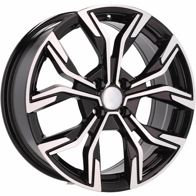 Alu kola pro Renault B5920 7x17 5x114.3 ET35 66.1 Black Polished | Wheelsup.cz