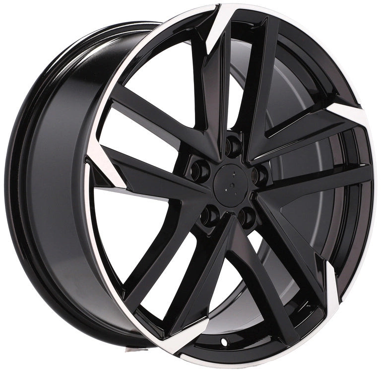 Alu kola pro Peugeot XE170 7x16 4x108 ET30 65.1 Black Polished