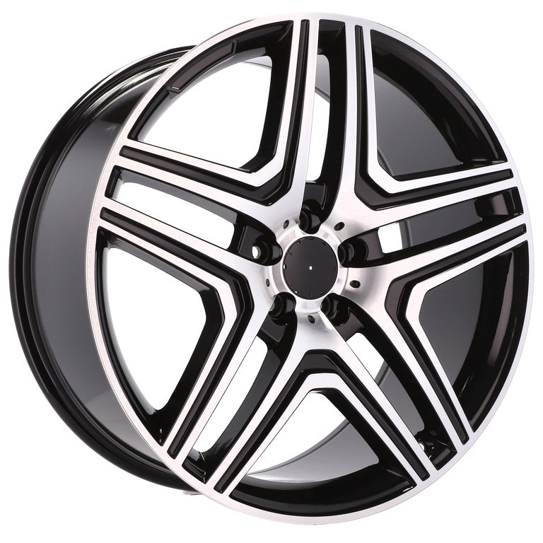 Alu kola pro Mercedes BK206 9x20 5x112 ET48 66.6 Black Polished | Wheelsup.cz
