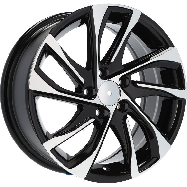 Alu kola pro Fiat B1514 6.5x15 5x98 ET39 58.1 Black Polished