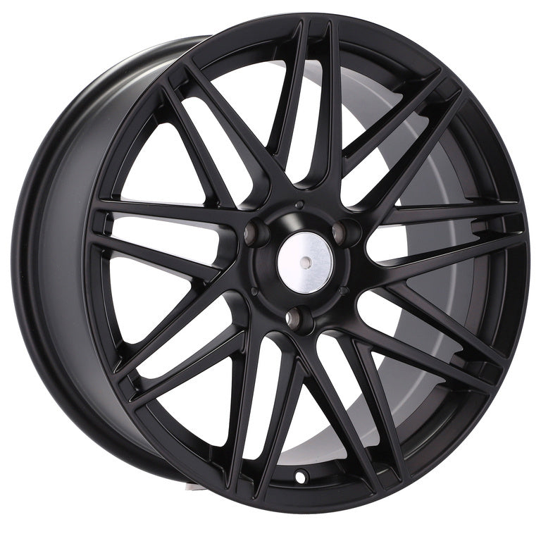Alu kola pro Smart HX013 7.5x17 3x112 ET25 57.1 Black Half Matt | Wheelsup.cz