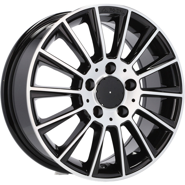 Alu kola pro Mercedes B1048 8x17 5x112 ET43 66.6 Black Polished | Wheelsup.cz