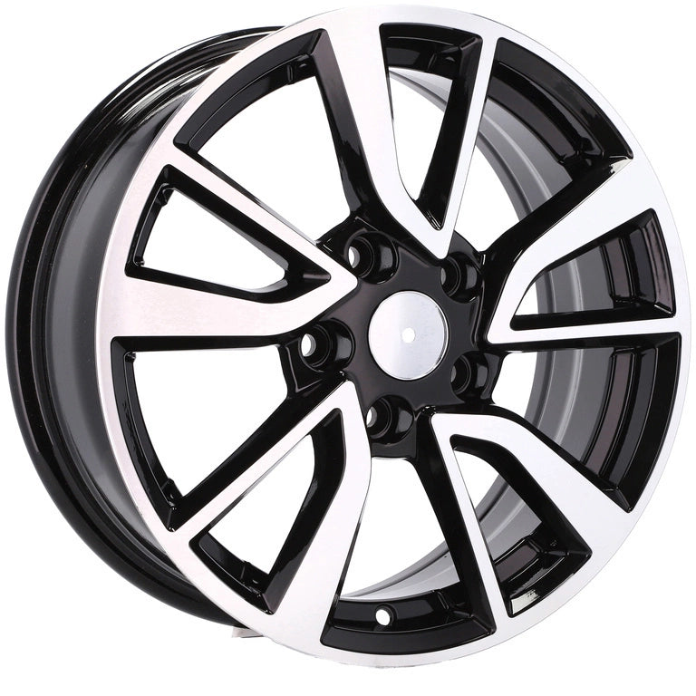 Alu kola pro Nissan BY131 7x17 5x114.3 ET40 Black Polished