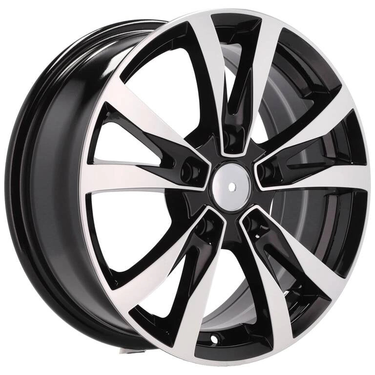 Alu kola Racing Line BK533 6.5x16 5x110 ET39 65.1 Black Polished