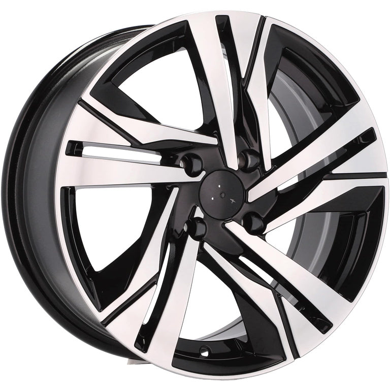 Alu kola pro Peugeot B5543 7x16 4x108 ET32 Black Polished | Wheelsup.cz
