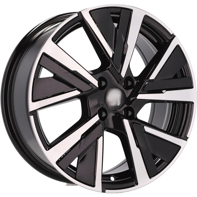 Alu kola pro Peugeot B5906 6.5x16 5x108 ET40 65.1 Black Polished | Wheelsup.cz