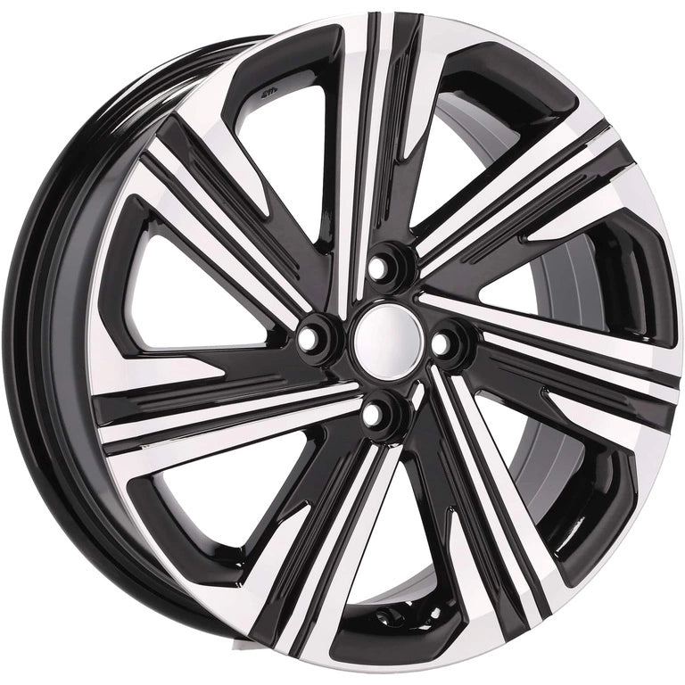 Alu kola pro Toyota D1822 5.5x14 4x100 ET45 54.1 Black Polished | Wheelsup.cz