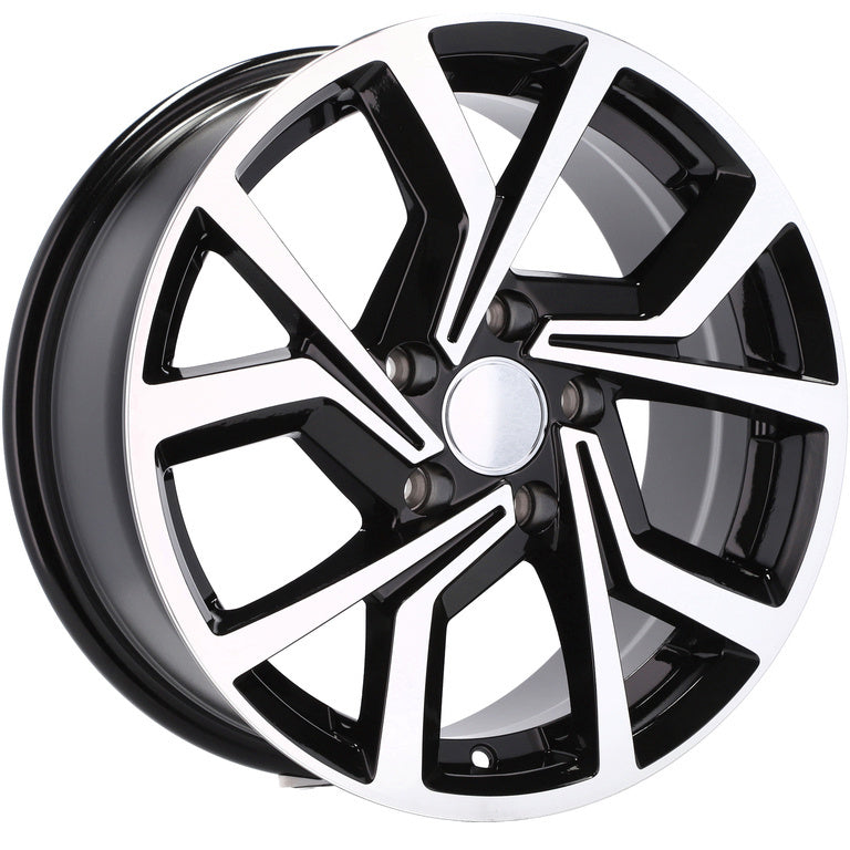 Alu kola pro Volkswagen B1154 7.5x17 5x112 ET45 57.1 Black Polished | Wheelsup.cz