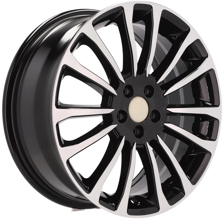 Alu kola pro Fiat Y1204 7x17 5x98 ET41 58.1 Black Polished | Wheelsup.cz