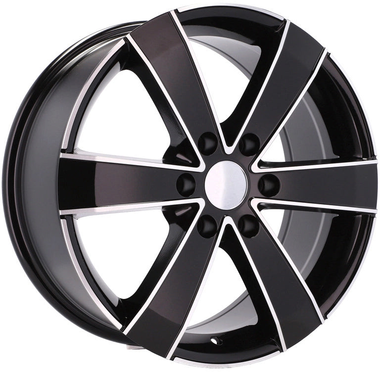 Alu kola pro Mercedes BK474 8x18 6x130 ET50 84.1 Black Polished | Wheelsup.cz
