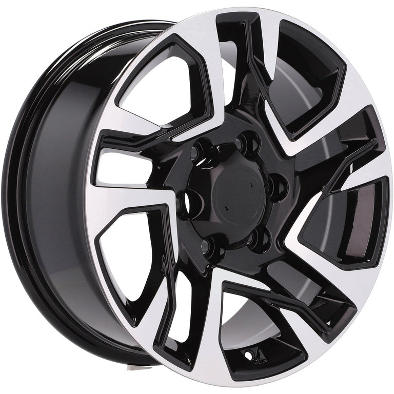 Alu kola pro Offroad B1704 7.5x17 6x139.7 ET25 106.1 Black Polished | Wheelsup.cz