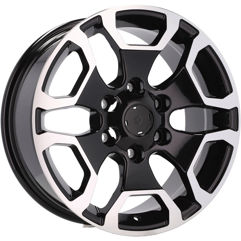Alu kola pro Toyota A6216 7.5x17 6x139.7 ET25 106.1 Black Polished | Wheelsup.cz