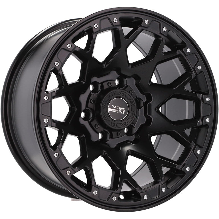 Alu kola pro Offroad B1108 9x17 6x139.7 ET-6 87.1 Black Half Matt | Wheelsup.cz