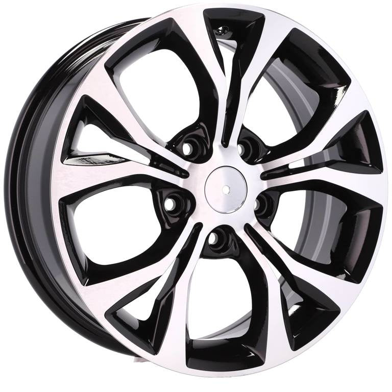 Alu kola pro Chrysler B1270 6.5x17 5x127 ET40 71.6 Black Polished | Wheelsup.cz