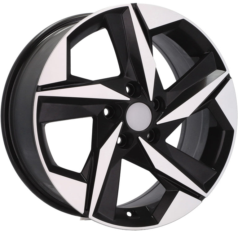 Alu kola pro Hyundai B1622 7.5x17 5x114.3 ET51 67.1 Black Polished | Wheelsup.cz