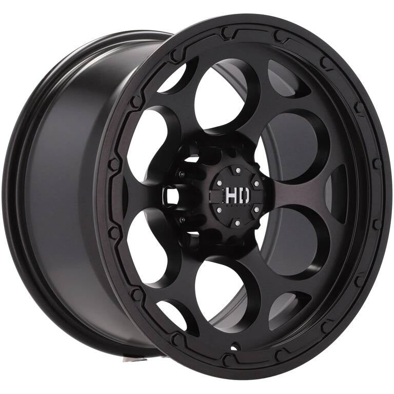 Alu kola pro Offroad B5748 9x18 6x139.7 ET-20 110.1 Black Half Matt | Wheelsup.cz